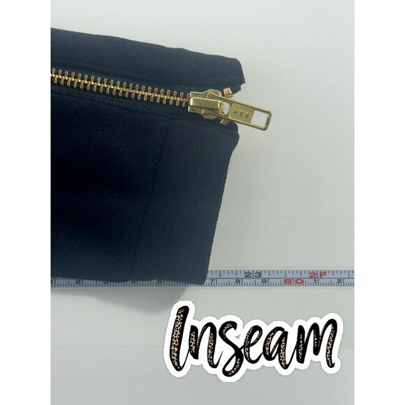 SPANX Women’s Perfect Fit Leggings Small Black High Rise Ankle Zip Embellished - Picture 9 of 9